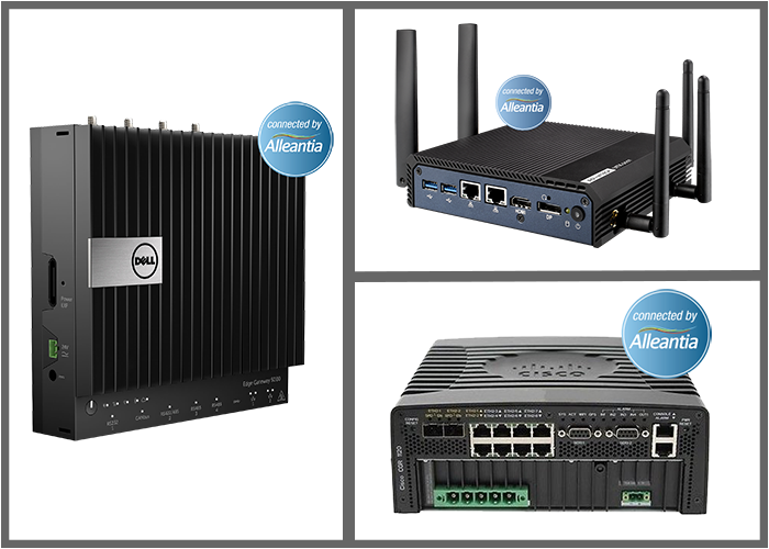 I sistemi ISS connected by Alleantia (Dell, Cisco, Advantech)